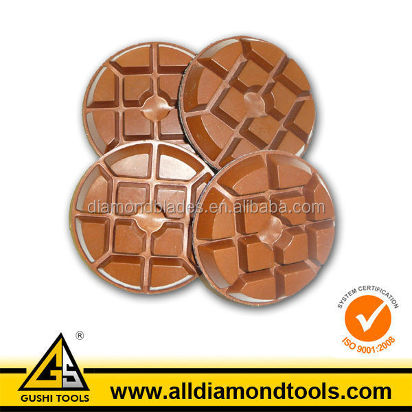 4in Resin Polishing Floor Pad for Concrete for Dry or Wet use