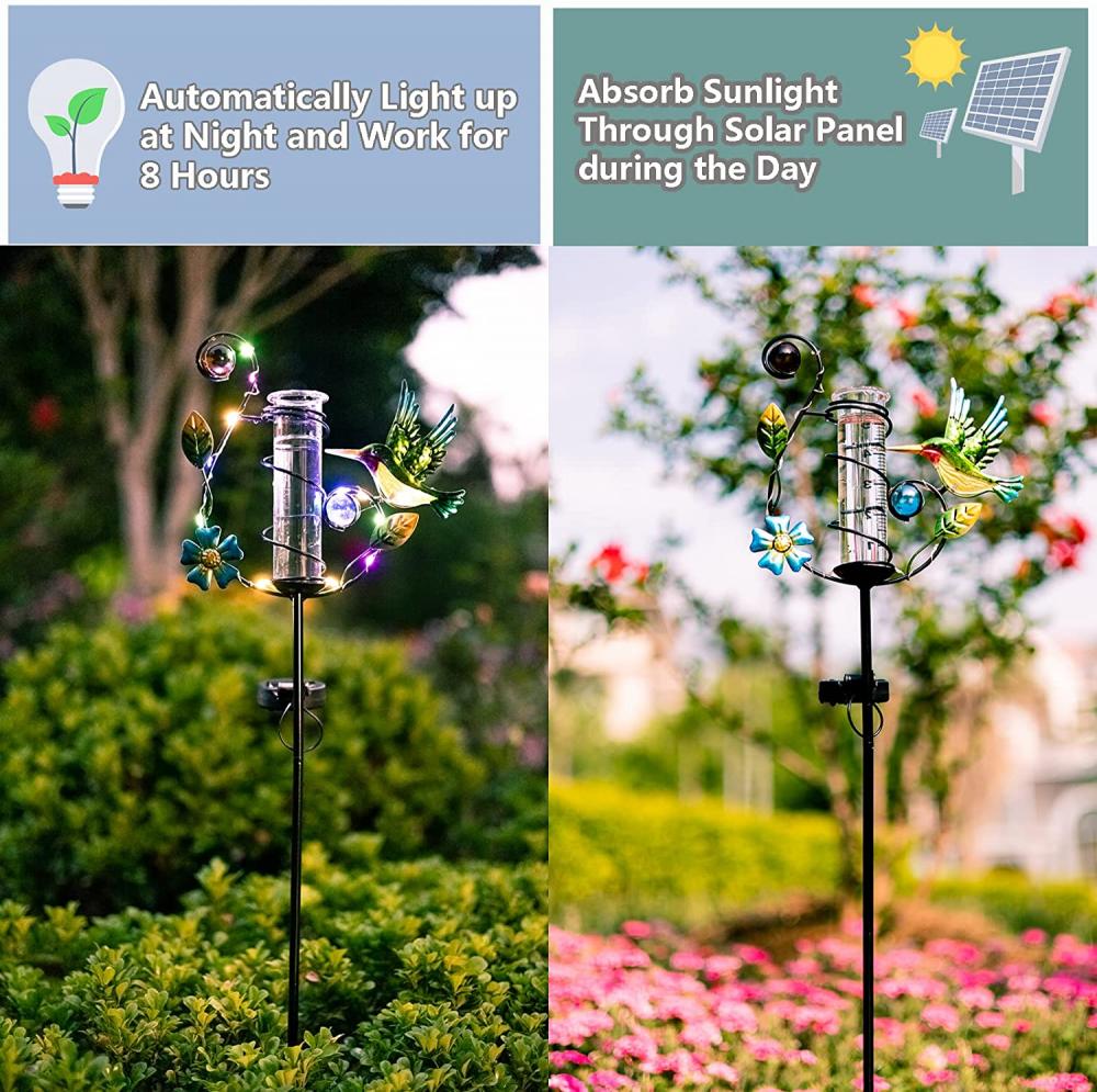 35 &#39;&#39; Hummingbird Rain Gauge กลางแจ้ง