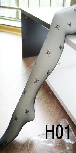 Jacquard Tights