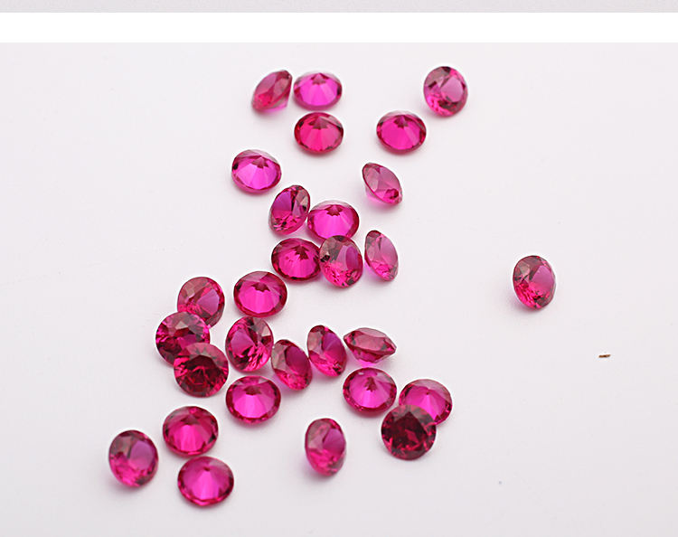 Wholesale Trendy Created Stone Created Ruby red corundum