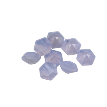 Natural Purple Agate Ring Face Purple Chalcedony Gemstone