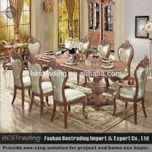 Solid wood table,carved flower,Dining table