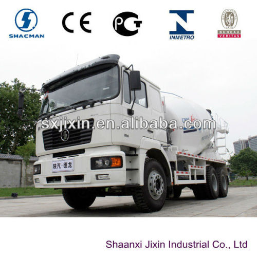 Shacman used 6x4 concrete mixer truck with cummins engine