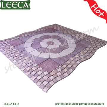Square stone garden stones for garden walkways pattern paving stone