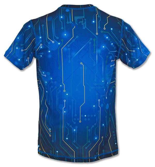 100 Polyester Custom Sublimation Compression T Shirt