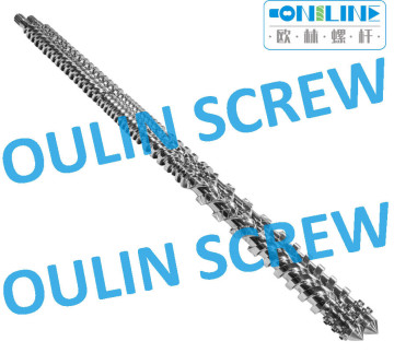 Twin Parallel Screw and Cylinder for PVC Pipe