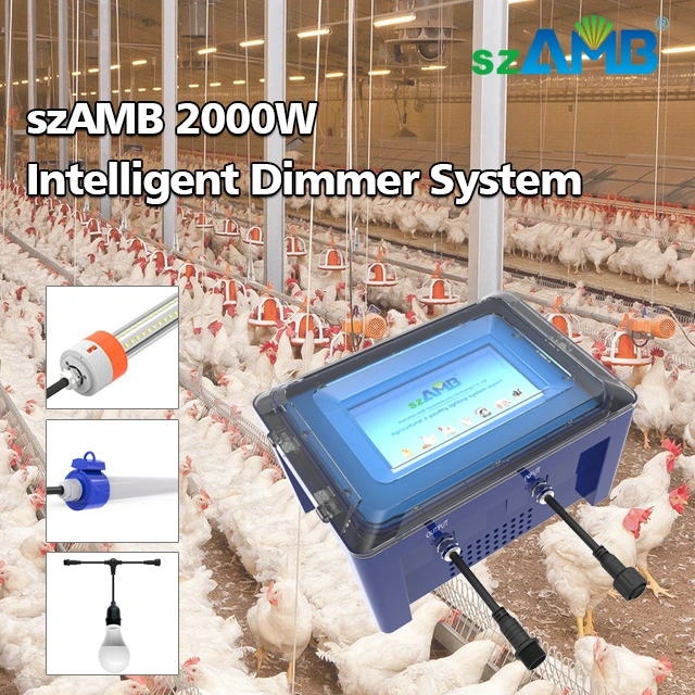 AC100-240V Szamb IP66 Waterproof Livestock Farm Intelligent Dimmer Light System