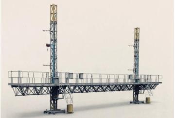 Tower crane suspension platform