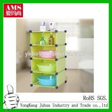Waterproof DIY Bathroom plastic Storage Cabinets