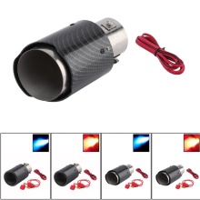 Wholesale Custom High-Performance Stainless Steel Exhaust Pipe Sleeves with LED Lights for Car Modifications