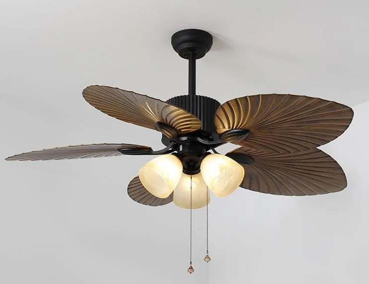 Vintage-Inspired American Fan Chandelier for Chic Living Spaces