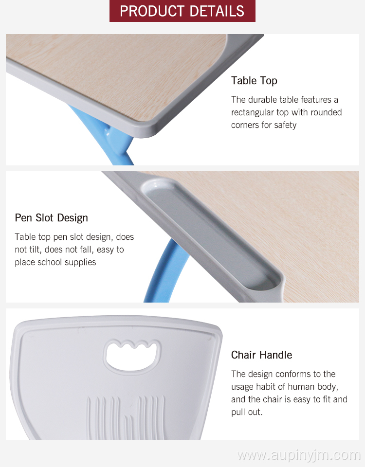 popular design school furniture student desk and chair