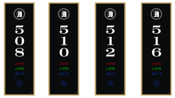 AODSN electronic new model door sign plates