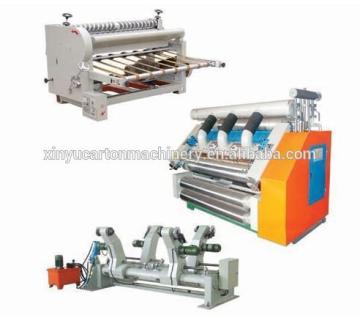 corrugated cardboard single facer production line