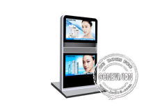 Automatic Interactive Digital Signage , Double Lcd Kiosk Signage
