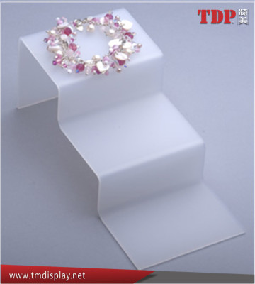 customized acrylic display risers jewelry display step