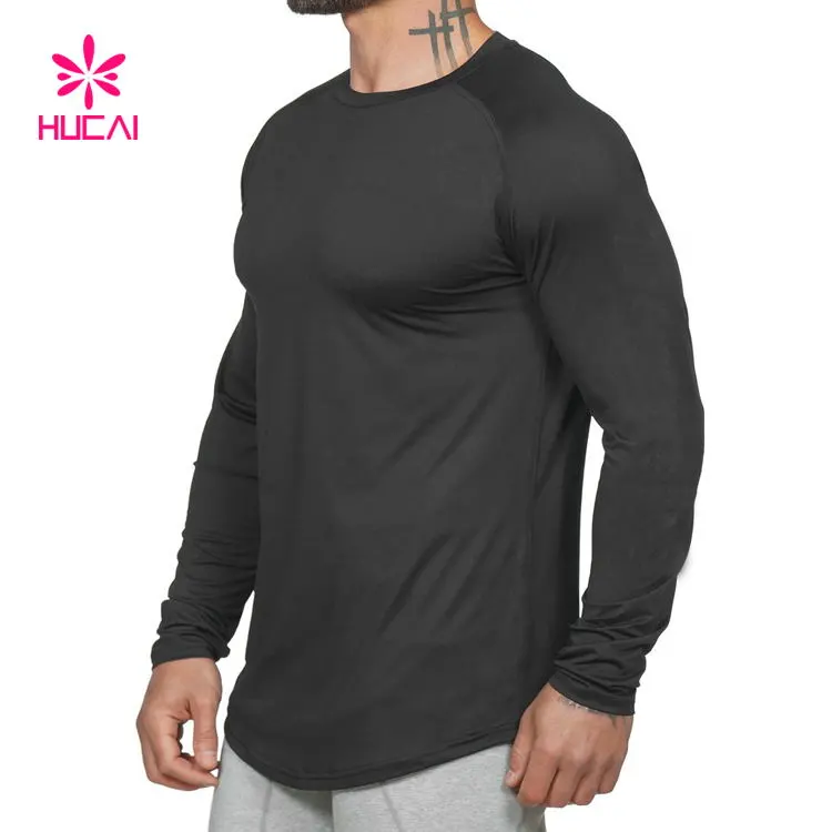 Custom Logo Men Sweatshirts Pullover Professional Gym Men Long Sleeve Shirts