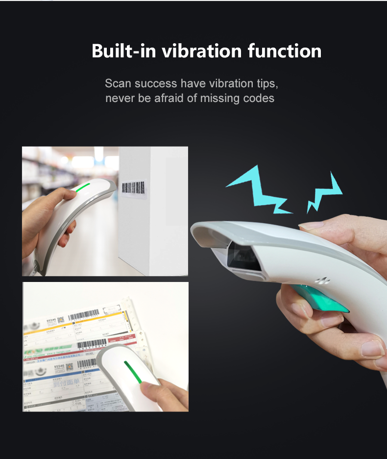 Wired supermarket barcode scanner