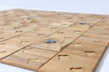 Old Ship Wooden Mosaic Tile