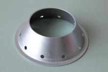 Metal shock absorber housing