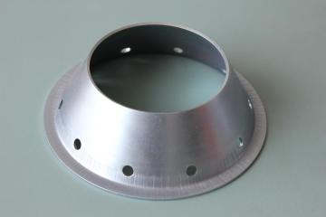 Metal shock absorber housing