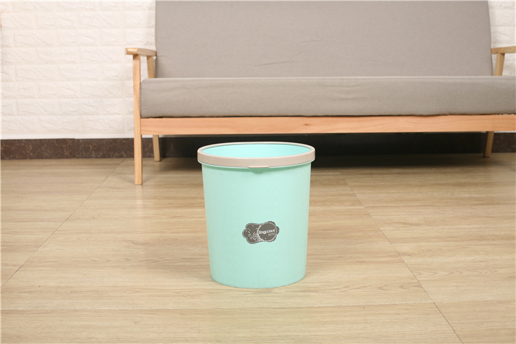 Multicolor Practical Design Waste Bins For Daily Use Of Trash Can With Pressure Rings