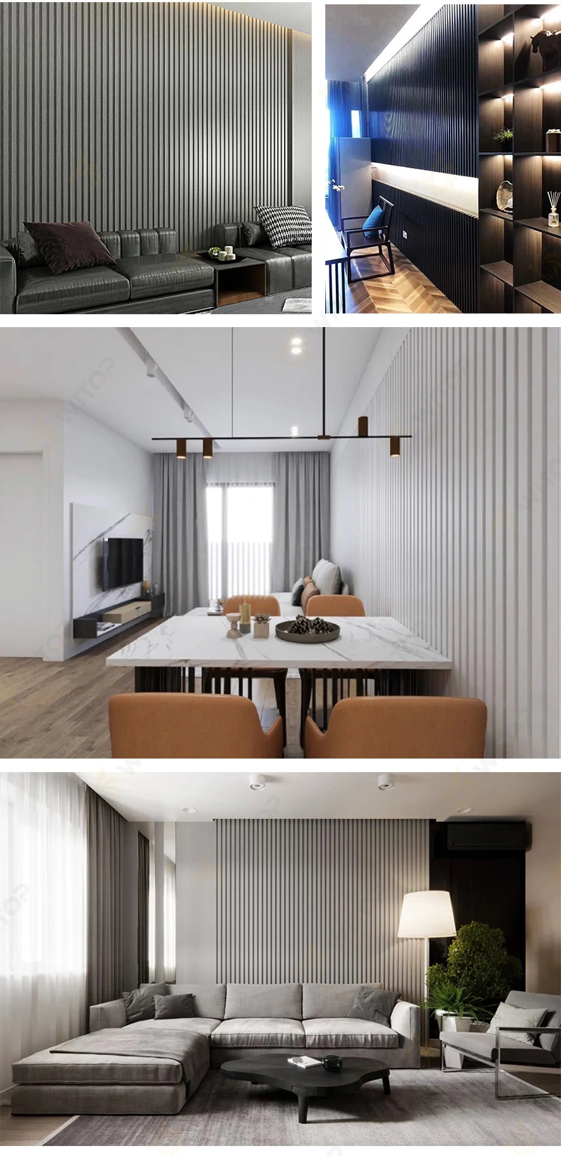 China Wholesale Waterproof Anti-Termite Non-Toxic Decorative WPC Wall Panel