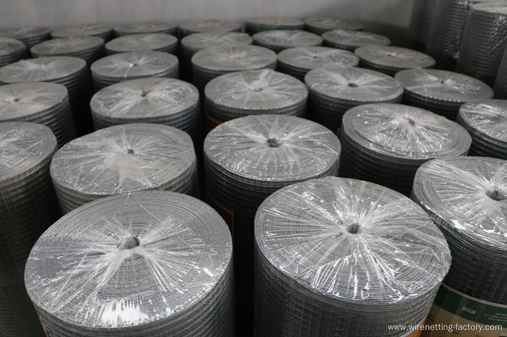 Hot dip galvanized welded wire mesh rolls