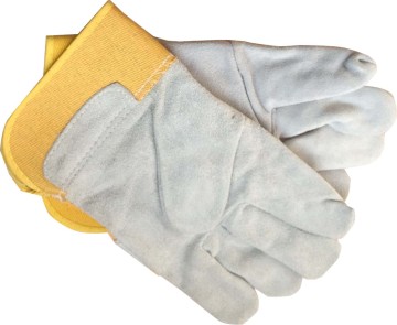 Cow Split Reinforced Palm Leather Working Glove