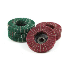 100mm scouring pad interleaved non-woven polishing wheel