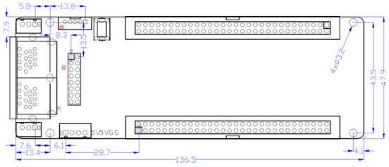 Cartão de recepção LED Novastar MRV220