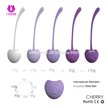 Weighted Silicone Kegal Balls, Purple