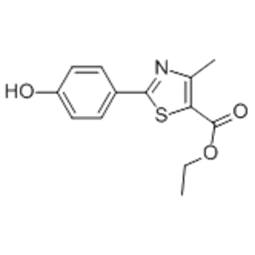 Ácido 5-tiazolcarboxílico, 2- (4-hidroxifenil) -4-metil-, éster etílico CAS 161797-99-5