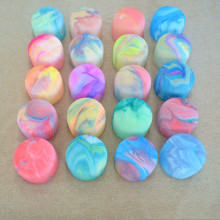 Hand Painted Frosted Crystal Singing Bowls for Sound Healing and Gift