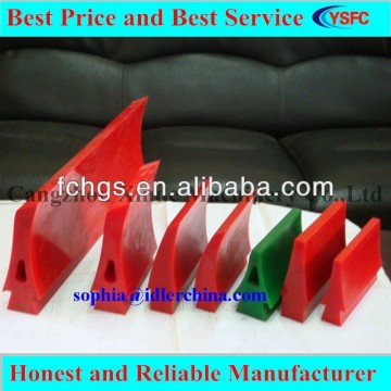 polyurethane conveyor belt scrapper