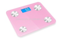 Electronic bathroom body fat scale with BMI function