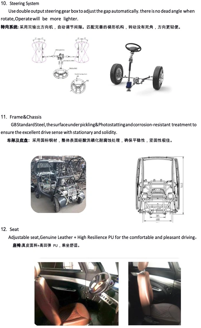 EEC L6e 60V 3000W Electric Delivery Mini Van