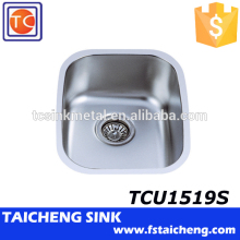 Under counter Installation Stainless Steel American Sink Size