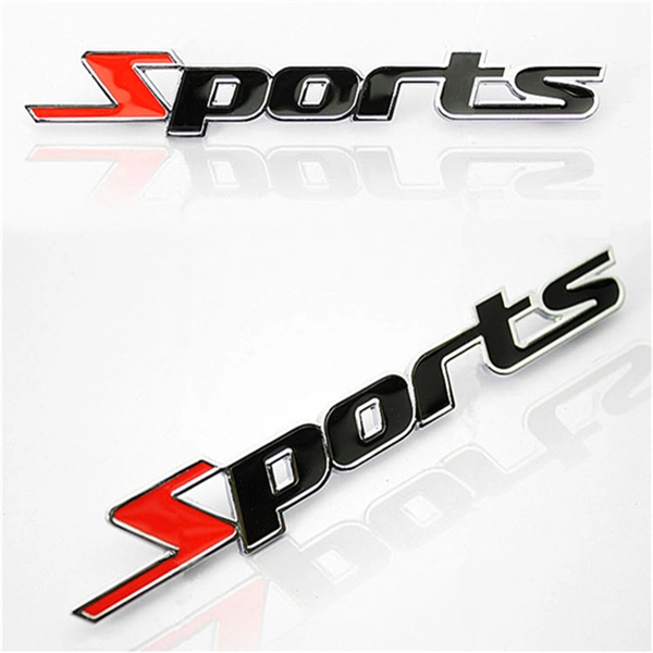 Customized Embossed Car Emblem Badge with 3m Glue Backside
