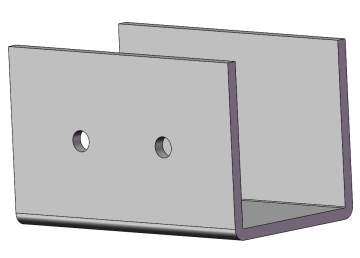 Solar lightweight module Steel Stand-80