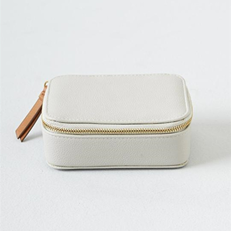 Vegan Leather Cosmetic travel Zip Pouch