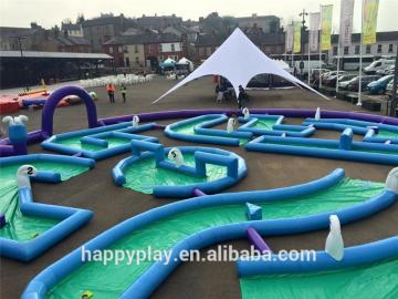 Multifunctional inflatable golf challenge,inflatable golf course,mini golf game for wholesales