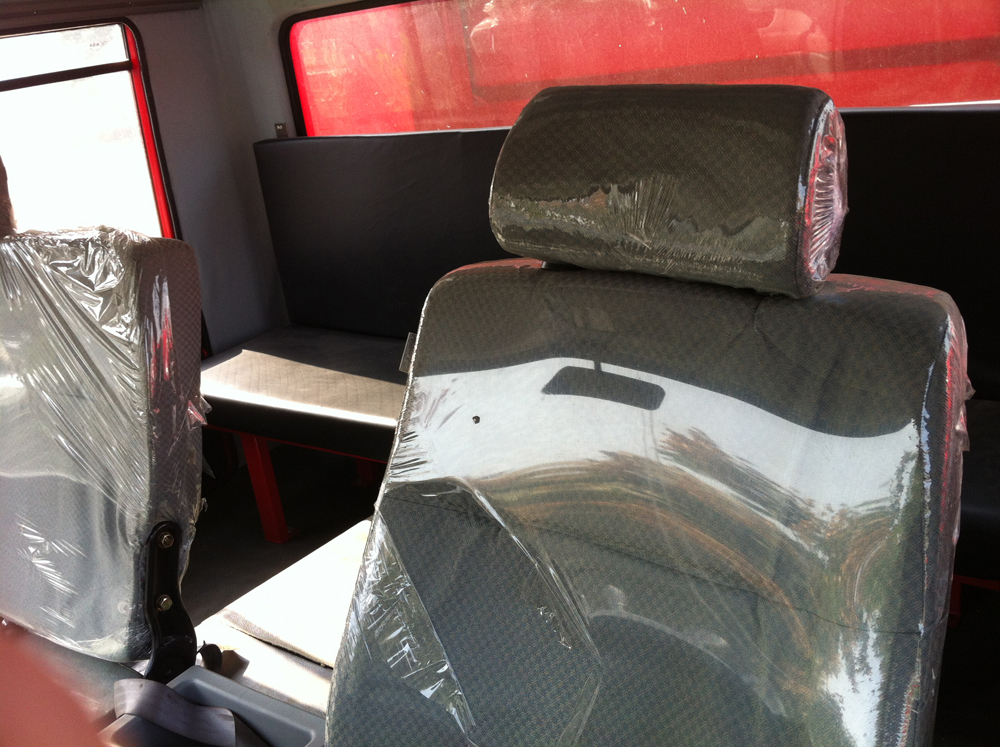 emergency rescue vehicle cab seats