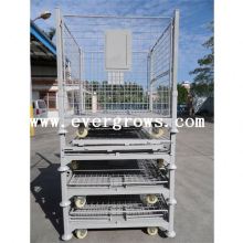 Wire Mesh Box With Wheel