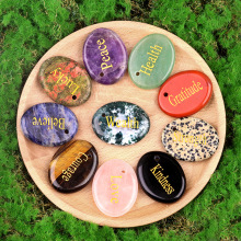 Seven Chakra Natural Crystal Therapy Reiki Treatment Stones