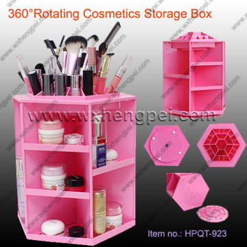 rotating cosmetics storage box