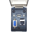 RJ45 USB D-Sub Industrial Front Panel Interface Topect