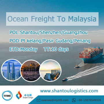 Sea Freight Shipping From Xiamen To Kelang