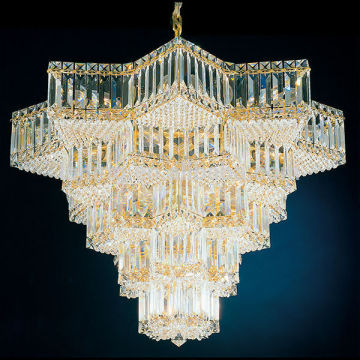 Hotel project fancy rock crystal chandelier pendant lighting-62044