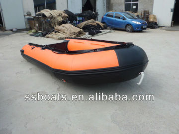 Sunshine 12'8"inflatable boat tender yacht dinghy fishing camping hunting pontoon boat